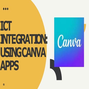Ict integration using canva apps converted