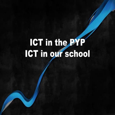 Ict in the pyp chromebooks eng