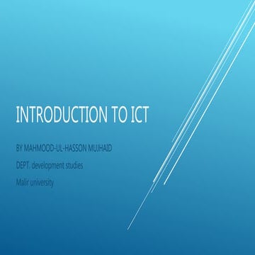 Ict introduction 