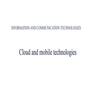 Cloud technology