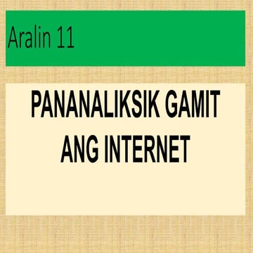 Ictlessonepp4 aralin11pananaliksikgamitanginternet-150622045536-lva1-app6891 -
