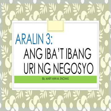 Ict lesson epp 4 aralin 3 uri ng tindahan