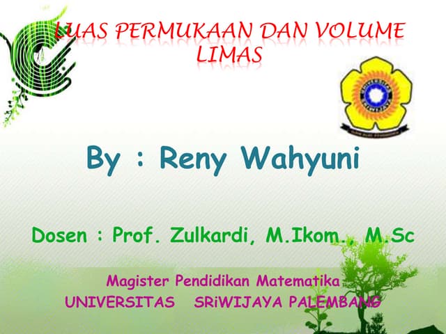 Luas dan Volume Limas