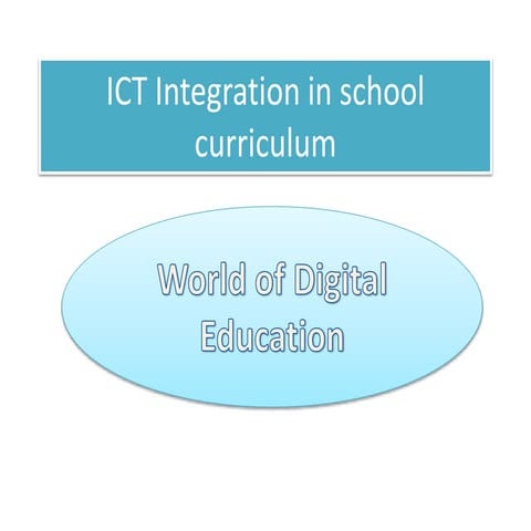 ICT mediated professional development