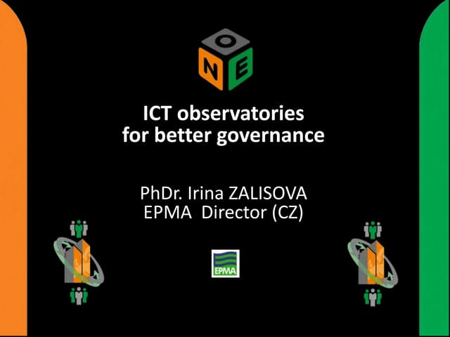 ICT observatories for better governance