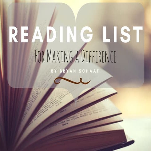 Reading List for Making a Difference