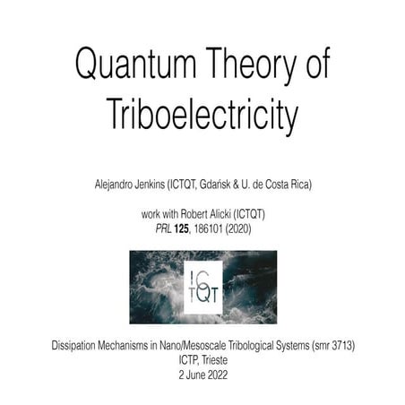 Quantum Theory of Triboelectricity