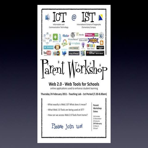 Ict parent workshop web 2.0 feb 2011