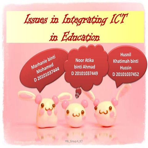 Issues and challenges in ict | PPTX