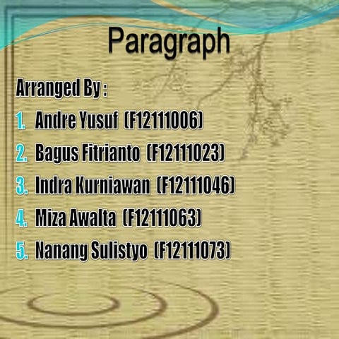 Ict power point   paragraph