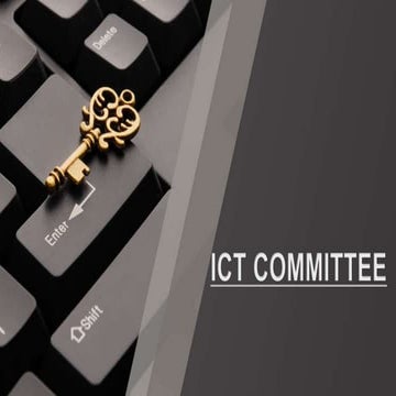 Ict  committee ppt