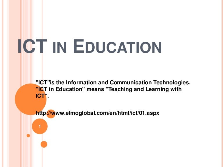 presentation of ict