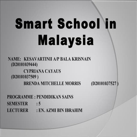 Smart School Presentation