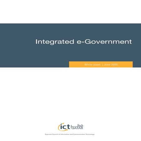 ICT Qatar: Integrated eGovernment