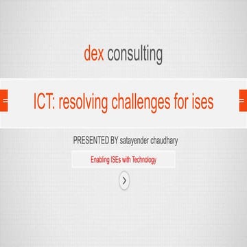 ICT: Resolving Challenges for SMEs