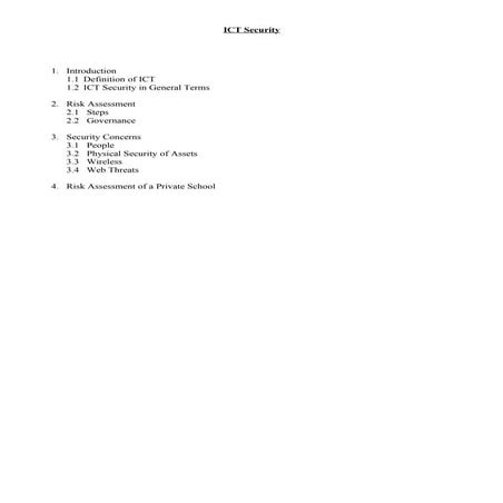 Ict security essay 