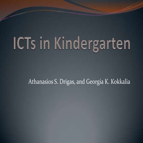 Ic ts in kindergarten