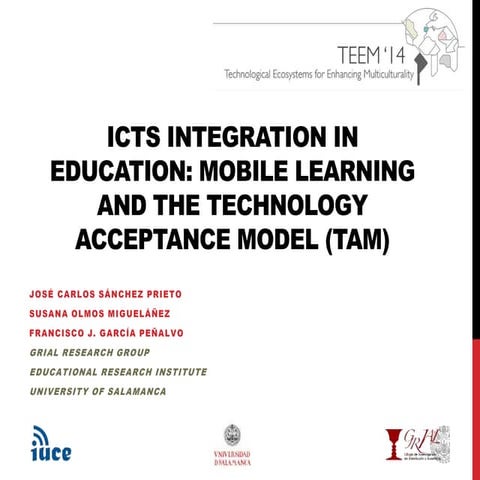 ICTs Integration in Education: Mobile learning and the Technology Acceptance ...