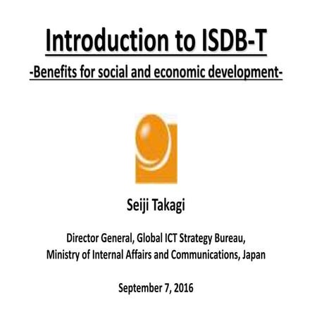 ICT & Amp;Social Innovation - Seiji Takagi