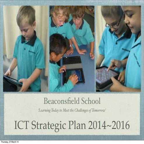 Ict strategic plan 2014 2016-2