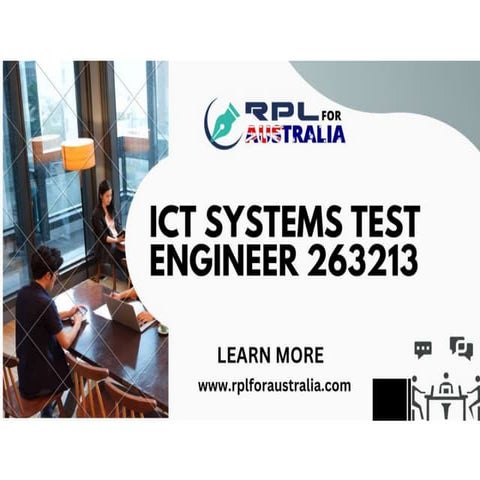 ICT Systems Test Engineer 263213 | PPTX
