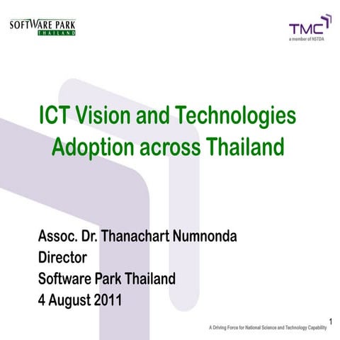 ICT Vision and Technologies Adoption across Thailand