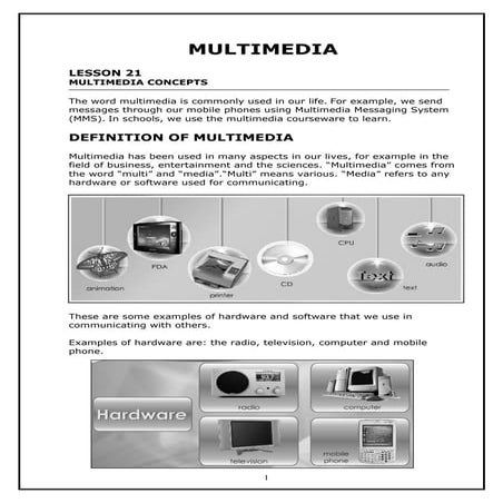 MULTIMEDIA (ICT 4)