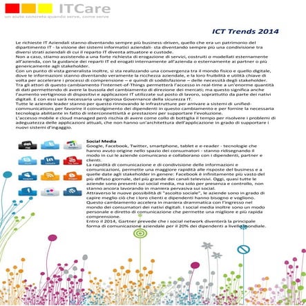 ICT trends 2014   cosa ci aspetta