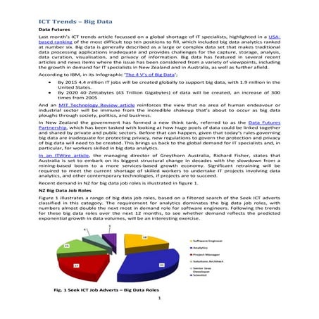 ICT Trends Article - Big Data - October 2015