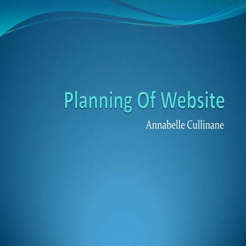 Ict website planning