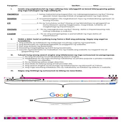 PAGSUSURI SA IMPORMASYONG NAKITA O NARINIG | PPTX