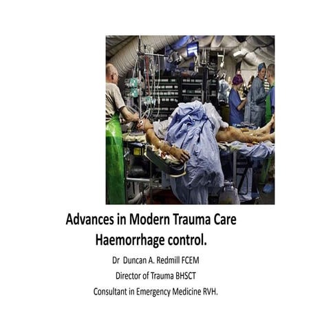 Haemorrhage Control in Trauma