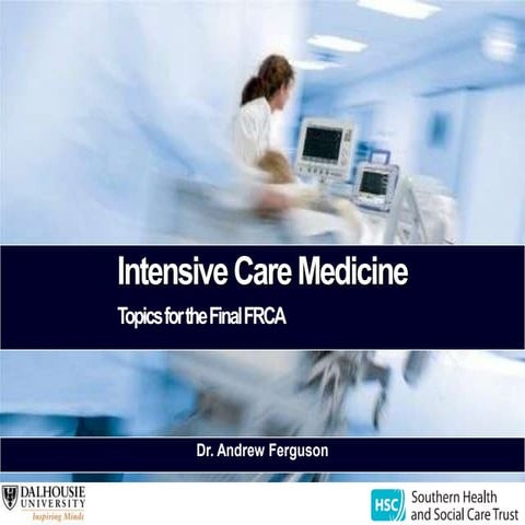 ICU topics for Final FRCA