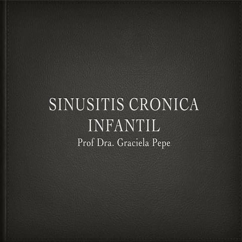 sinusitis cronica infantil y ADD