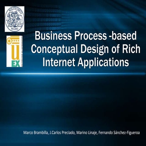 Business Process -based Conceptual Design of Rich Internet Applications ...