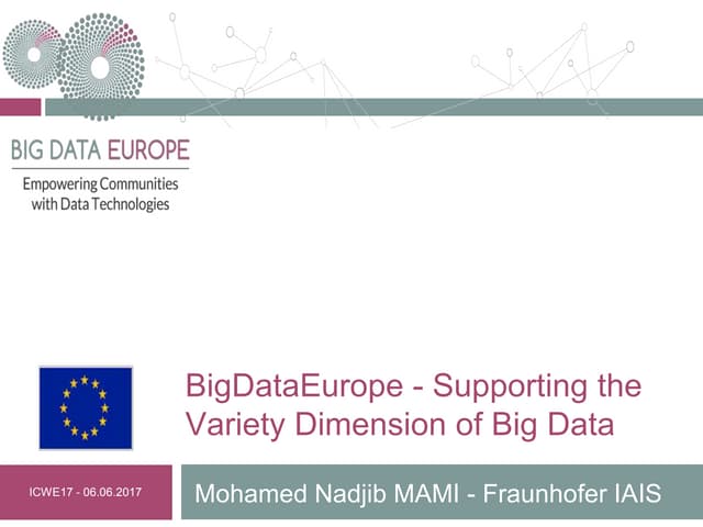 ICWE2017 BigDataEurope