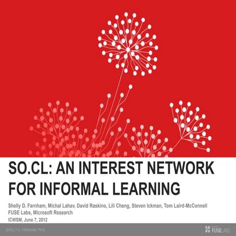 So.cl:  An interest Network for Informal Learning