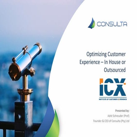 Institute of Customer Experience (Kenya) - Optimizing Customer Experience  (3...