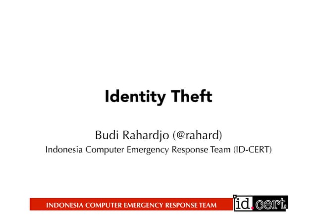 Identity Theft