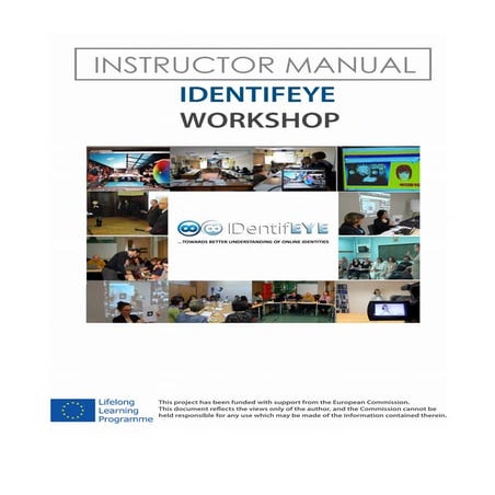 Instructor Manual for IDentifEYE Workshop