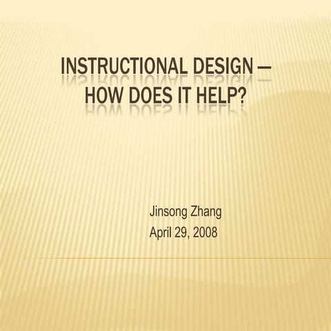 Instructional Design Principles