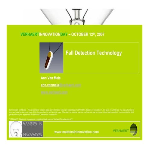 Fall Detection Technology Verhaert