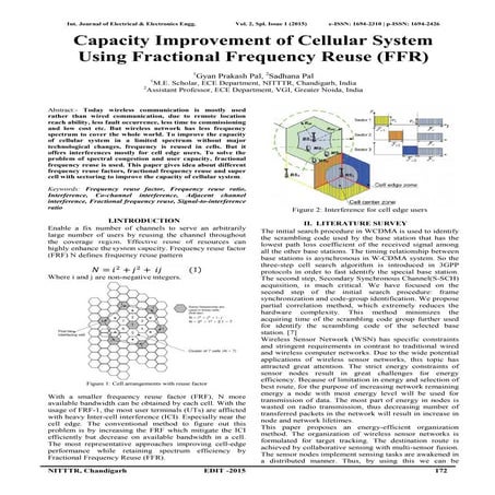 Capacity Improvement of Cellular System Using Fractional Frequency Reuse (FFR)