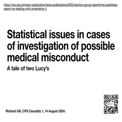 Statistical issues in serial killer nurse cases