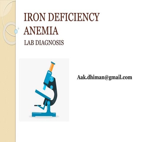 IRON DEFICIENCY ANEMIA