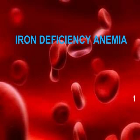 IRON DEFICIENCY ANAEMIA