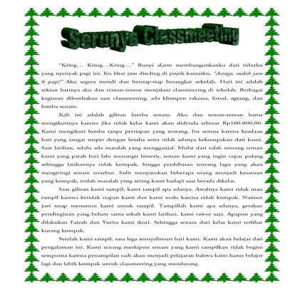 Cerpen Pengalaman Pribadi