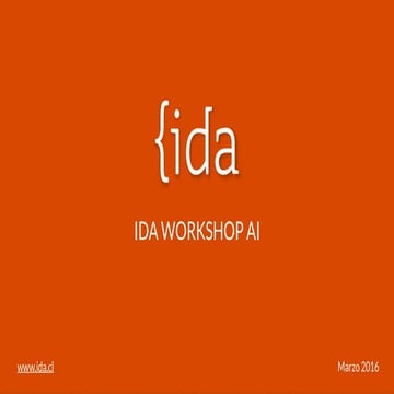 IDA Workshop #2 Arquitectura de Información