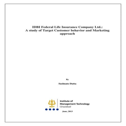 Idbi federal sushnato imt