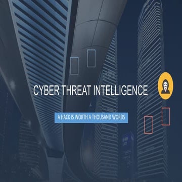 Cyber Threat Intelligence